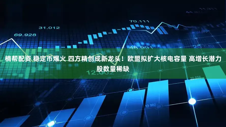 楠帮配资 稳定币爆火 四方精创成新龙头！欧盟拟扩大核电容量 高增长潜力股数量稀缺